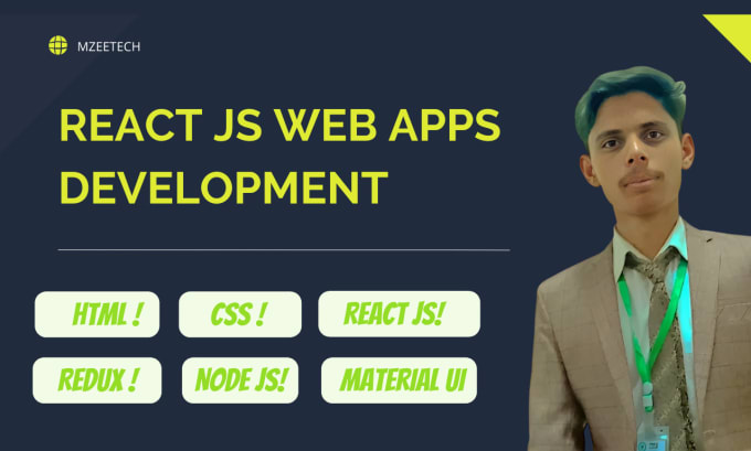 Create impressive dynamic responsive website html css react js by ...