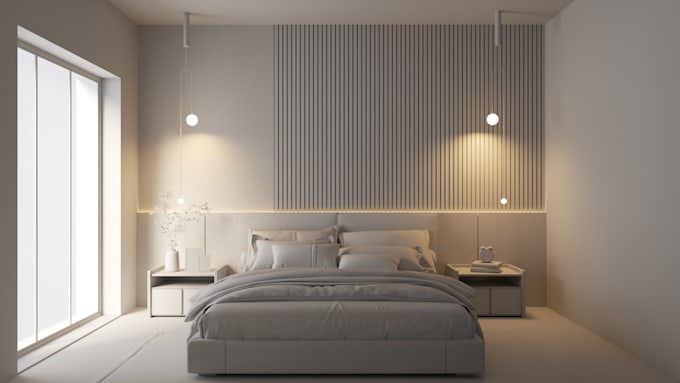 create 3d interior model and render in lumion or vray