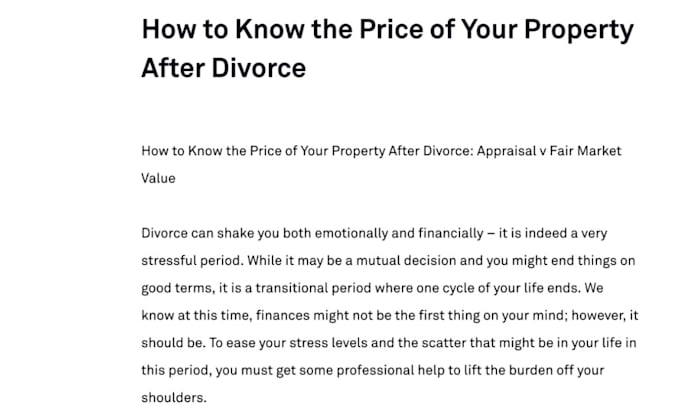 write engaging real estate blog or articles