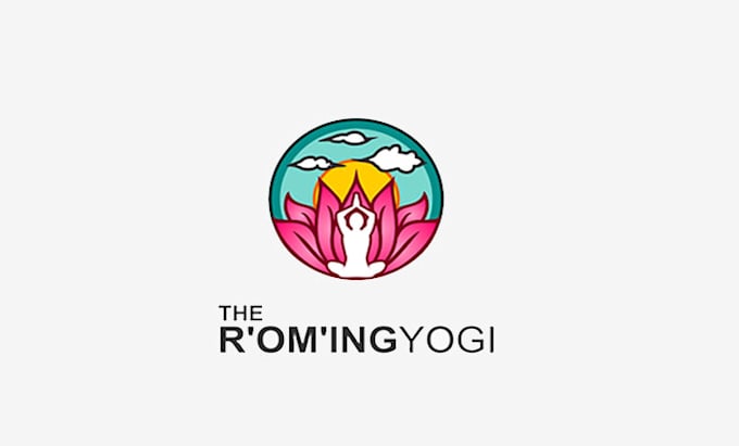 make professional creative yoga logo design for your brand