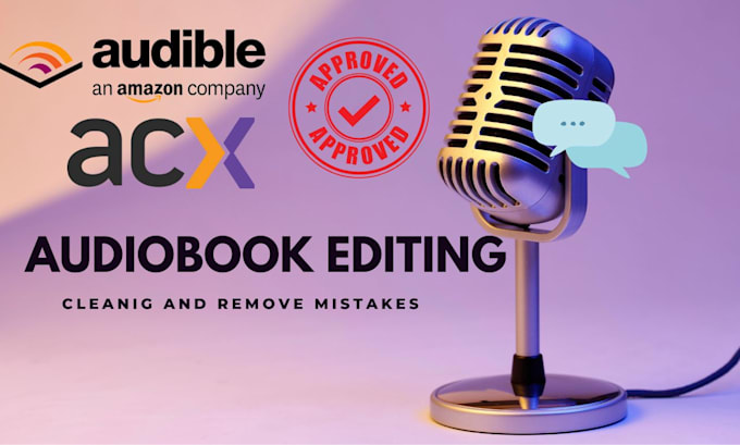 do audiobook fixing, audiobook editing and remove mistakes