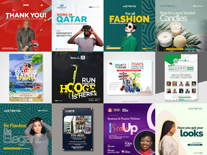 design promotional event,business,bifold, trifold,brochure,poster design flyers