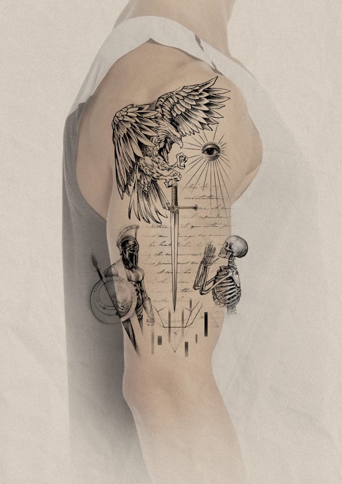 do ancient warrior tattoo design