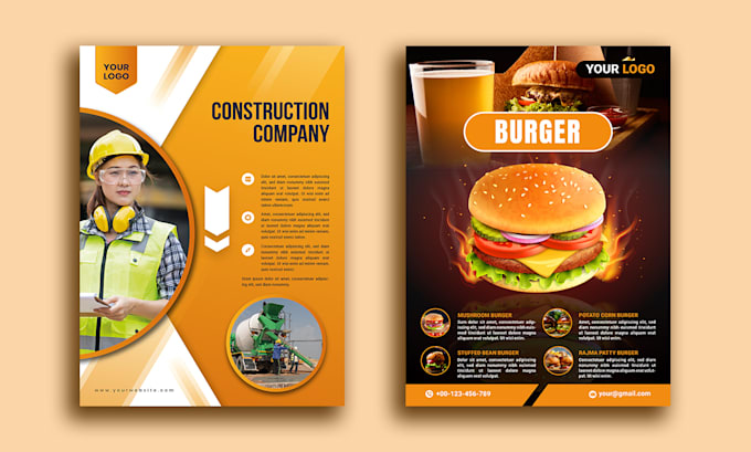 design brochure, trifold, catalog, magazine, flyer