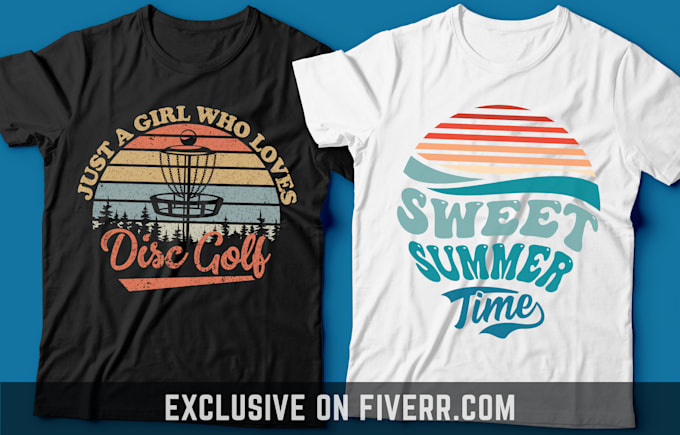 create retro vintage and typography tshirt design