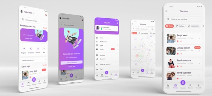 Design amazing ui ux for your mobile app and web app by Sameergautam885 ...