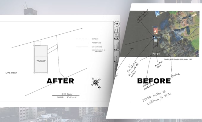 create professional autocad floor plans, site plans, and permit drawings fast