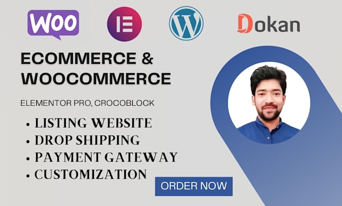 develop user friendly ecommerce website with woocommerce