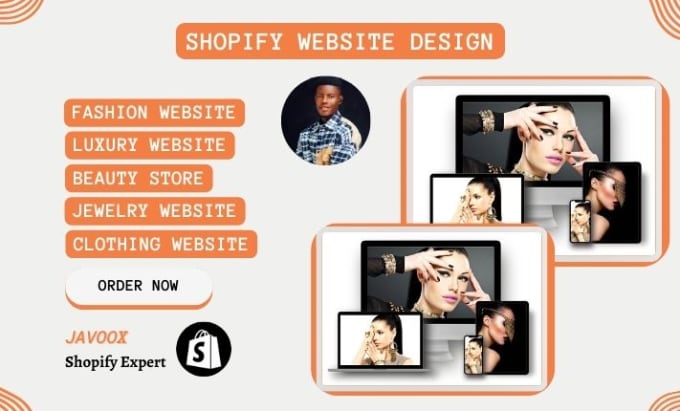 Design shopify website shopify store shopify ecommerce website