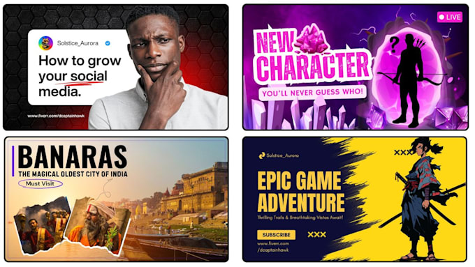 design an amazing HD youtube thumbnail