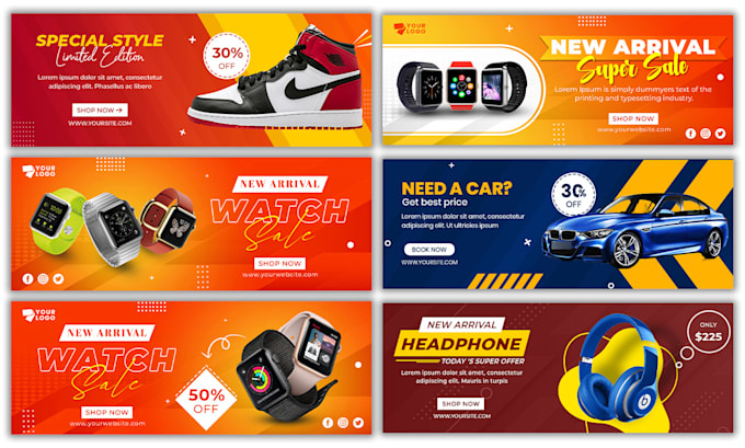 Design shopify store banner, hero image, header, web banner by ...
