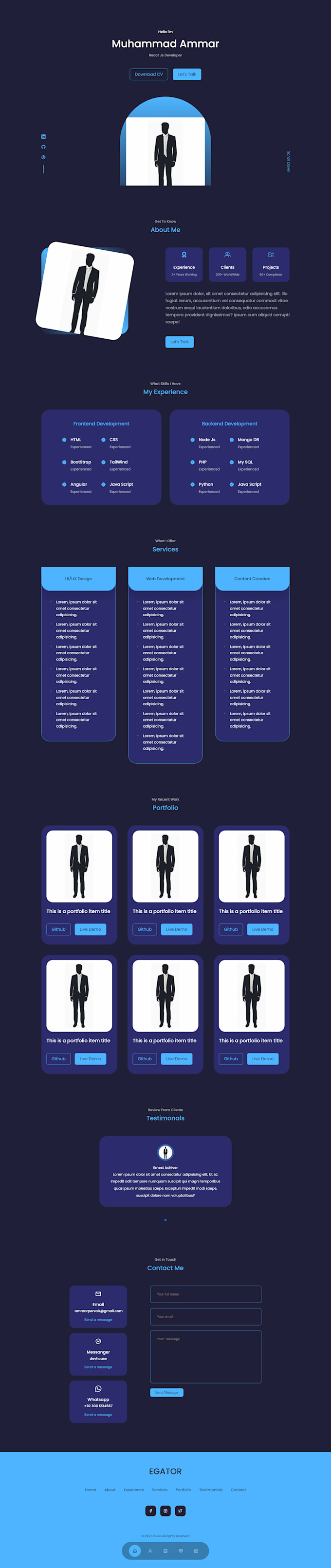 Be an expert full stack developer using react js, next js, mern by ...