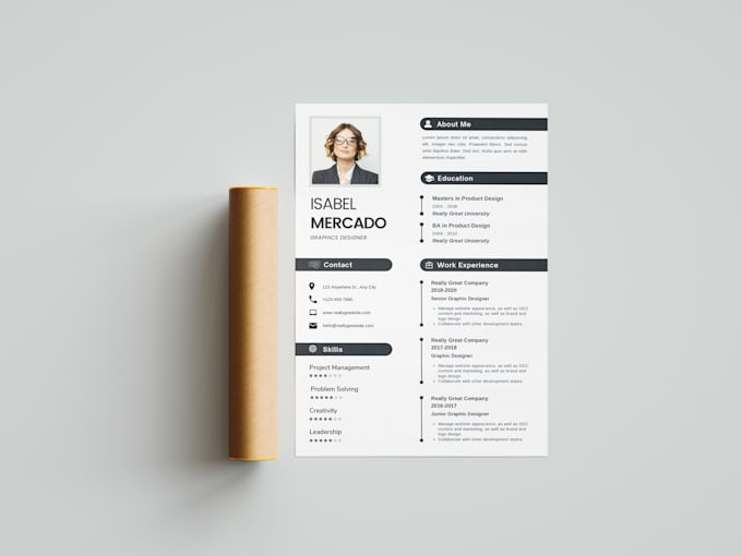 resume builder, cv maker, design professional resume