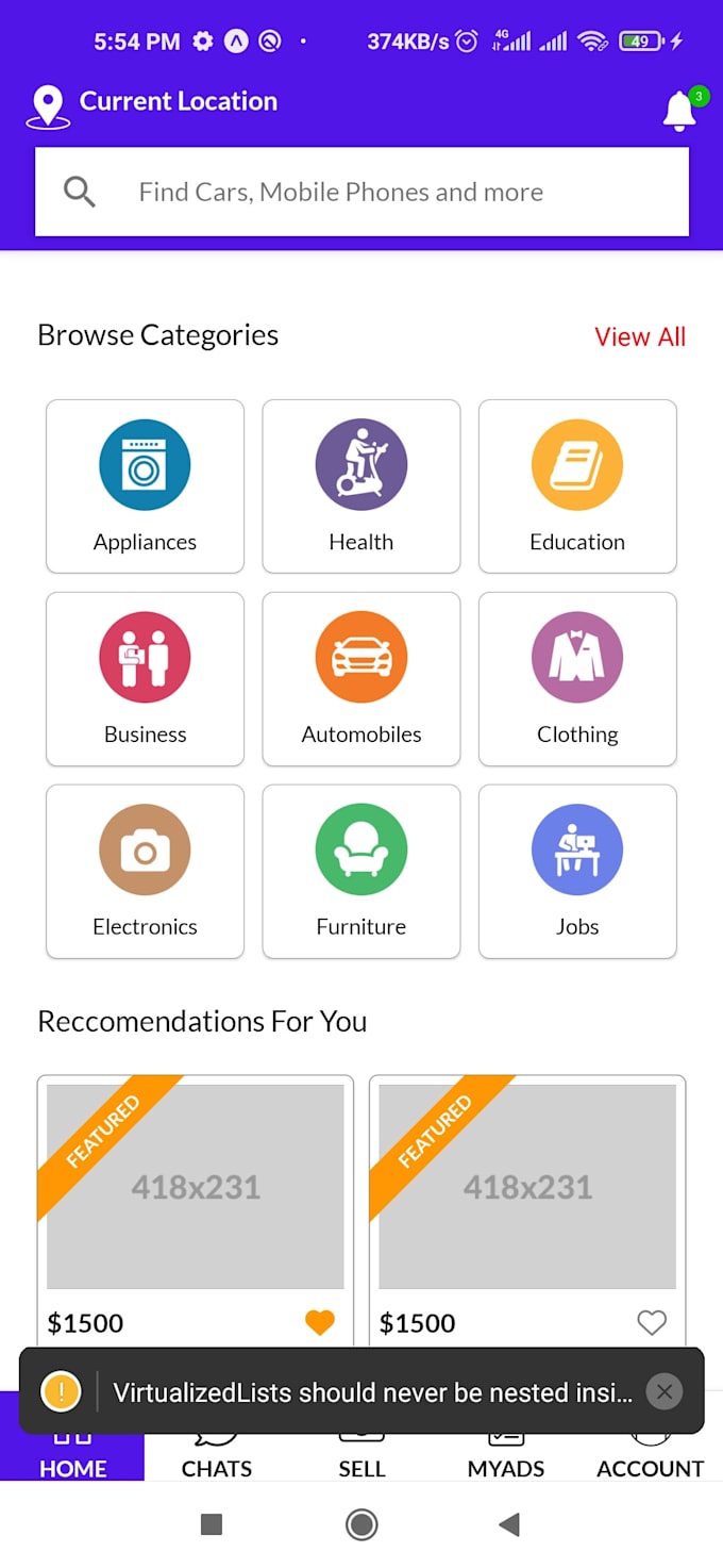 create a custom e commerce system in native mobile apps