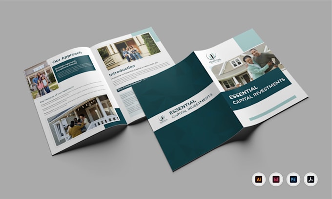 design a real estate brochure, booklet, print or digital