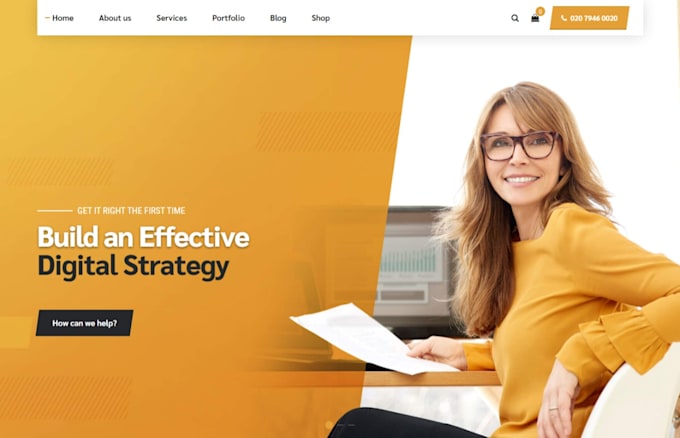 Be your front end developer and designer html css bootstrap by ...