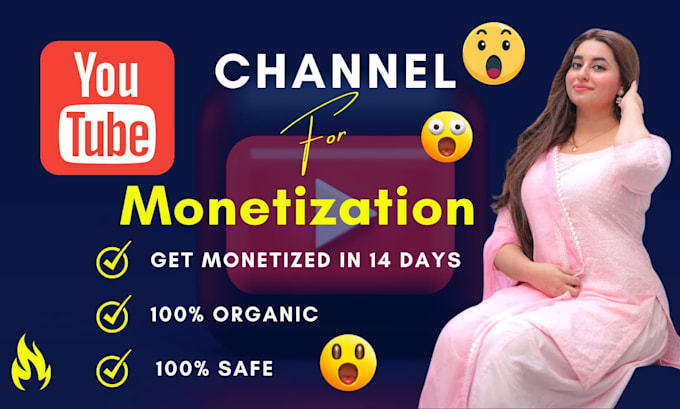 promote youtube channel for monetization in 14 days
