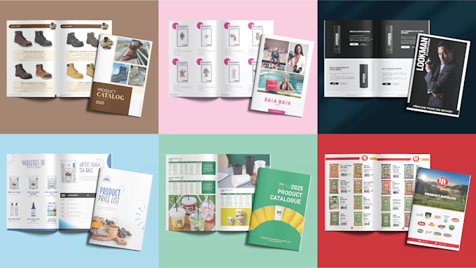 design promotional product catalog, brochure, magazine, lookbook, sell sheet