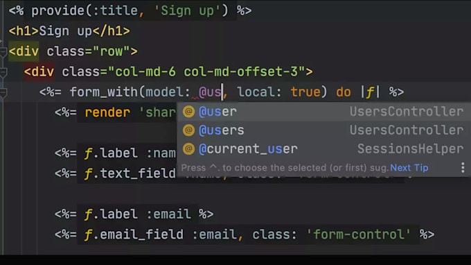 develop ruby on rails, ror web applications