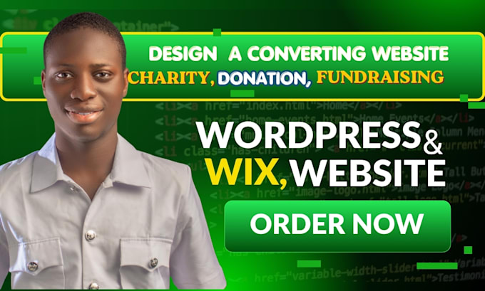 develop course website,charity website,non profit website,501c3 for donation
