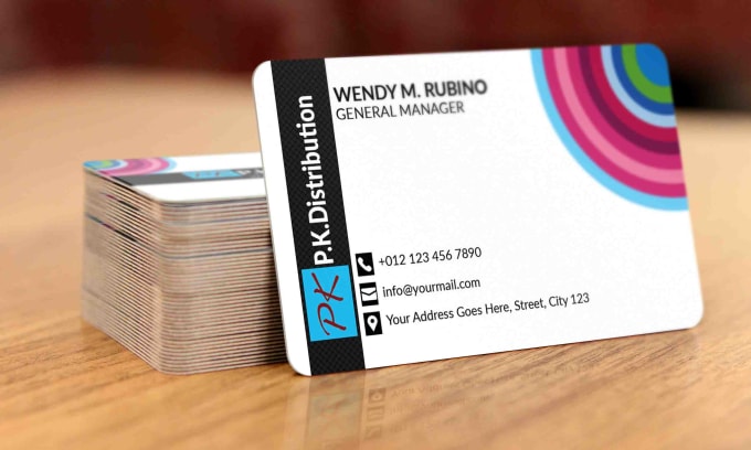 make stylish and professional business card