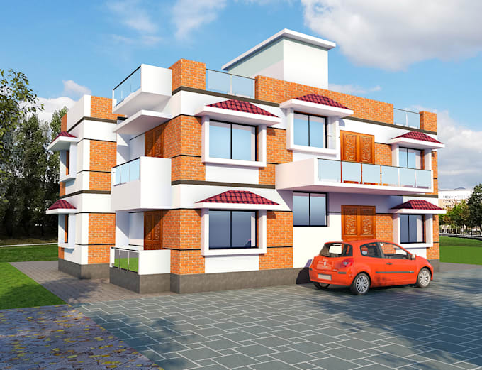 Design your house,exterior,home,remodel house with 3d rendering and 2d