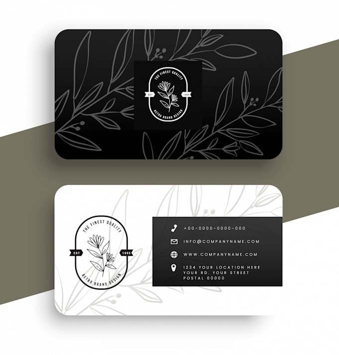 create professional business card