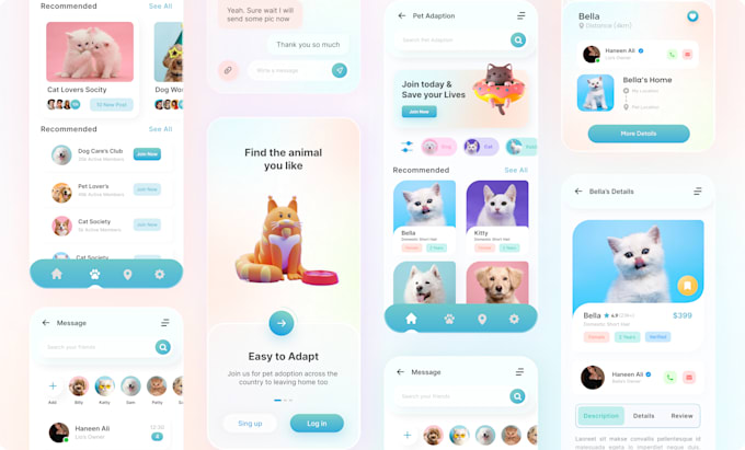 Design amazing ui ux for mobile and web app user interface by Lemon ...