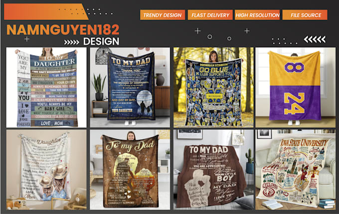 make you a great design for your blankets