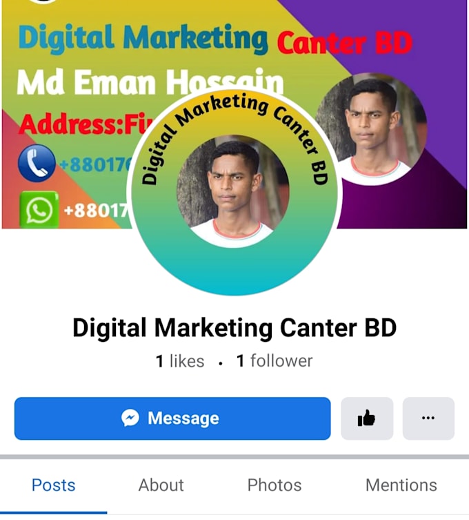 Digital marketing and create fb business page by Dmeman Fiverr