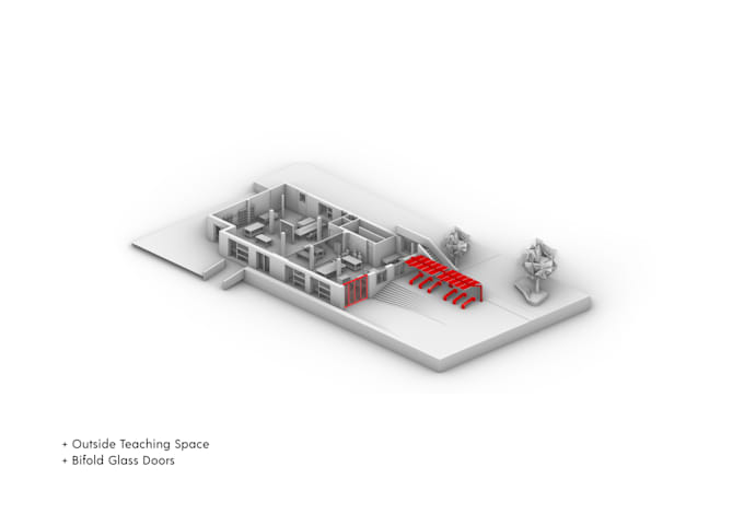 do a 3d mockup of your architectural idea