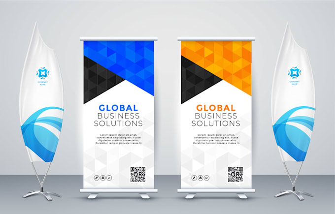 Design trade show booth and backdrop for your exhibition by ...
