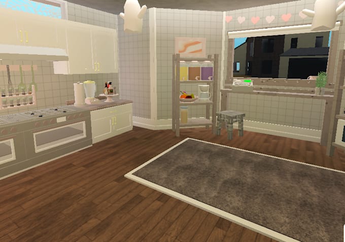 build a small cafe in bloxburg