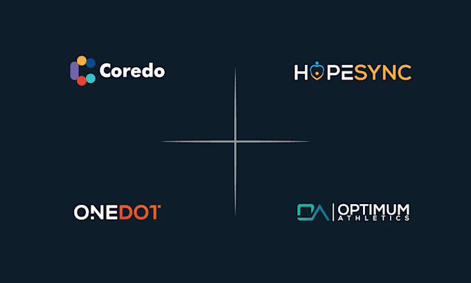 create unique minimal text based and creative logo
