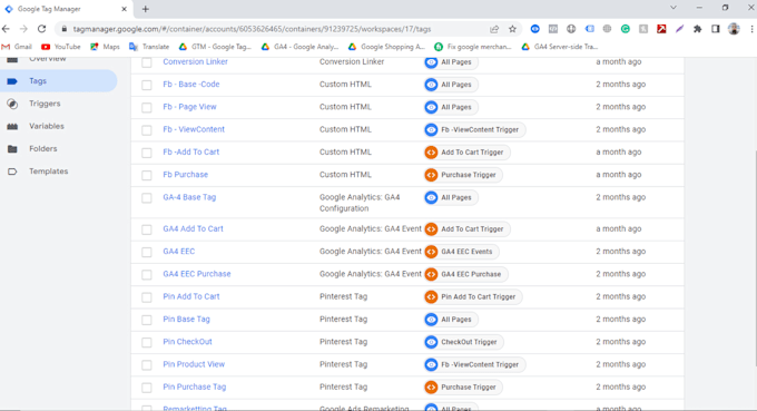 setup ga4 ecommerce tracking, enhanced ecommerce tracking,shopify conversion gtm