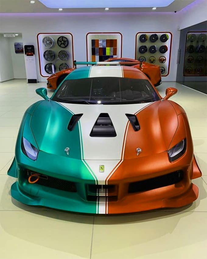 create professional racing car wrap design