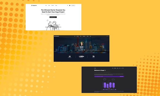 build a fast static website or static blog with hugo
