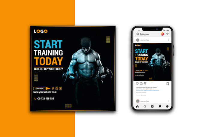 do creative social media marketing posts design