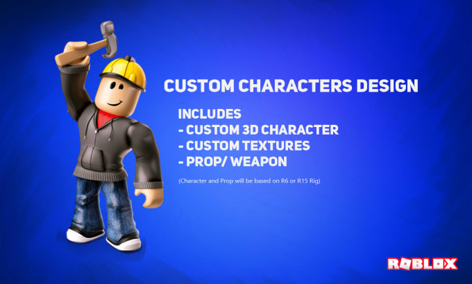 Create Custom Characters For Your Roblox Game By Adnanmalam Fiverr 