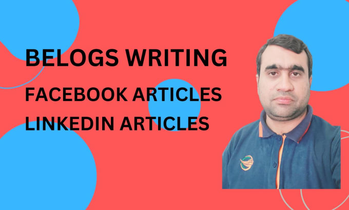write facebook post content linkedin articles and blogs writing