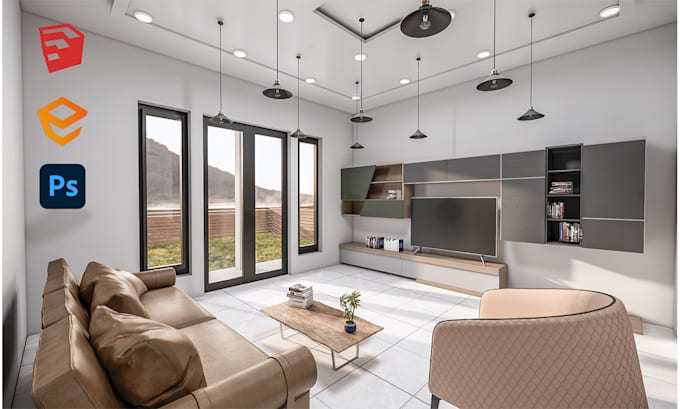 architectural 3d design and rendering interior, exterior