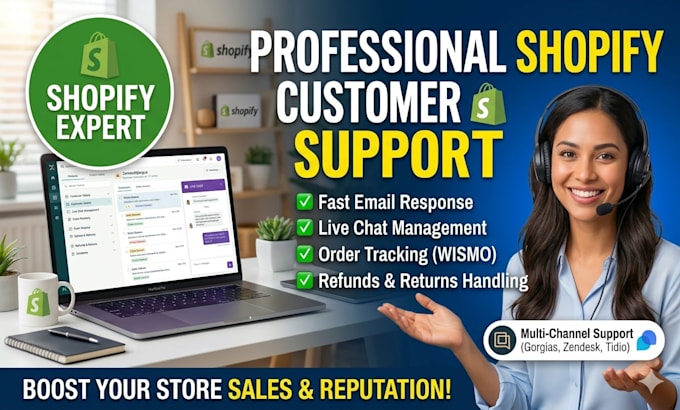 your shopify virtual assistant for customer service and order tracking