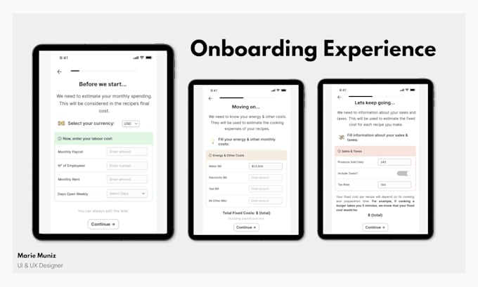 Create clean and minimalistic ui ux design for saas and website using ...