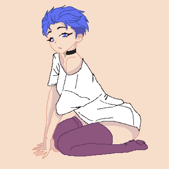 draw you a pngtuber character in my pixel art style