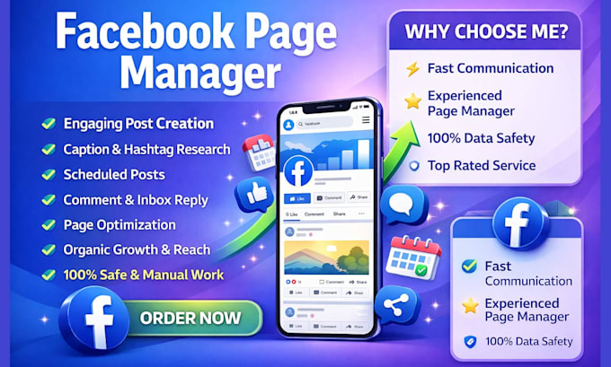 professionally manage your facebook page to grow engagement and followers