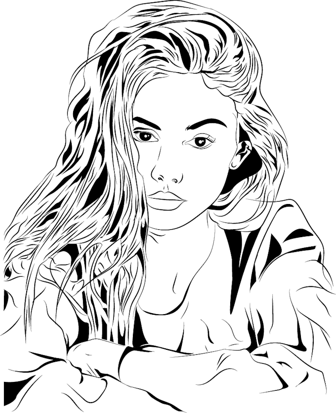 Do black and white line art from your photo by Pasindugimha256 Fiverr