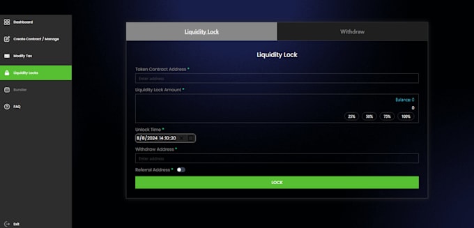 create launchpad, telegram bots, volume, holder bot on ethereum, solana and tron