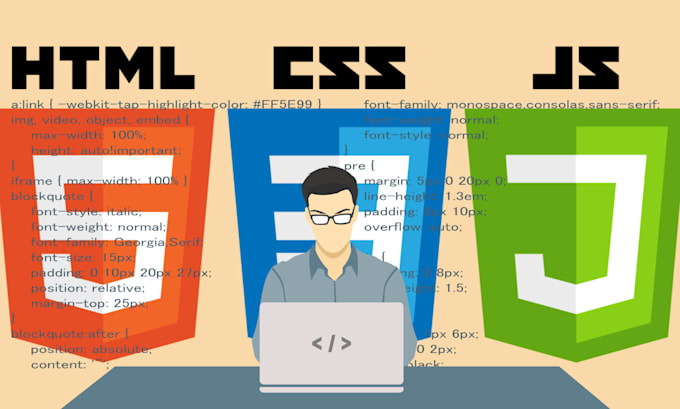 Do front end web development html, css, javascript by Jawadali2211 | Fiverr