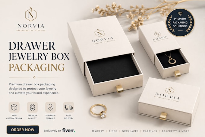 design jewelry gift box packaging design