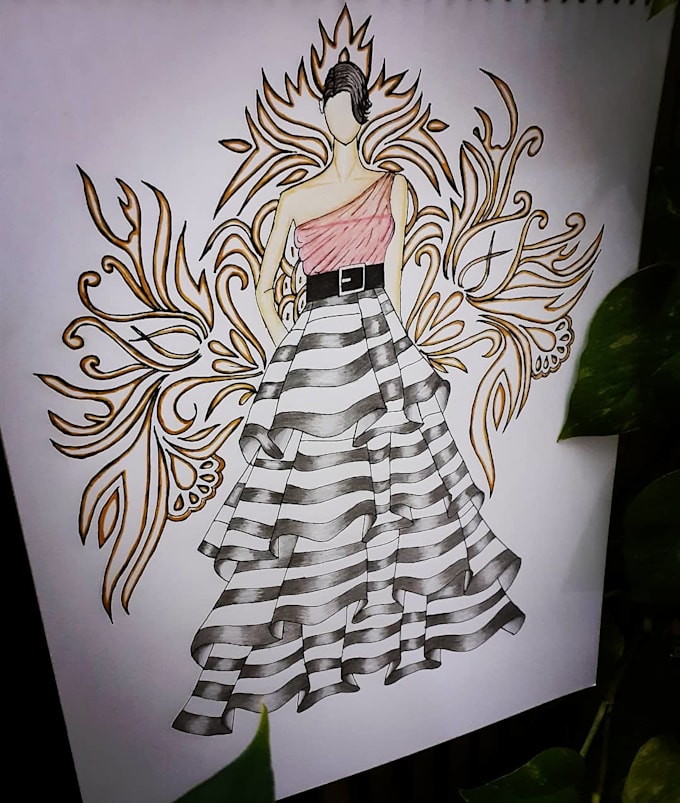 Draw fashion illustration for your garment by Rashbiyaroshan | Fiverr